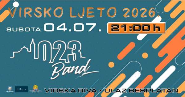 SUBOTA NA VIRSKOM LJETU  Zadarski 023 band, majstori za dobru zabavu i pozitivnu energiju