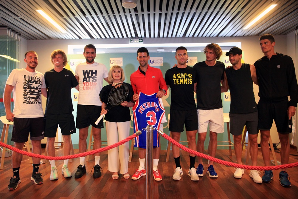 ZAPOČEO ADRIA TOUR U ZADRU Emotivni susret Biserke Petrović i Novaka Đokovića