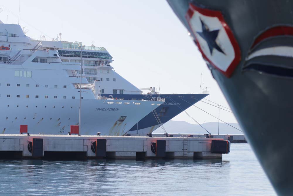 VEZ DO VEZA "Marella Discovery 2" u Gaženici će uz sestru "Marella Dream" prezimiti najteže razdoblje u "cruising turizmu"