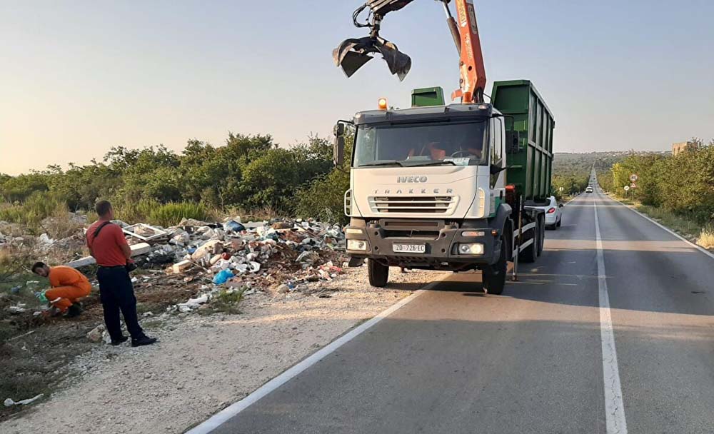 Uklonjeno ilegano odlagalište otpada kod Mazije