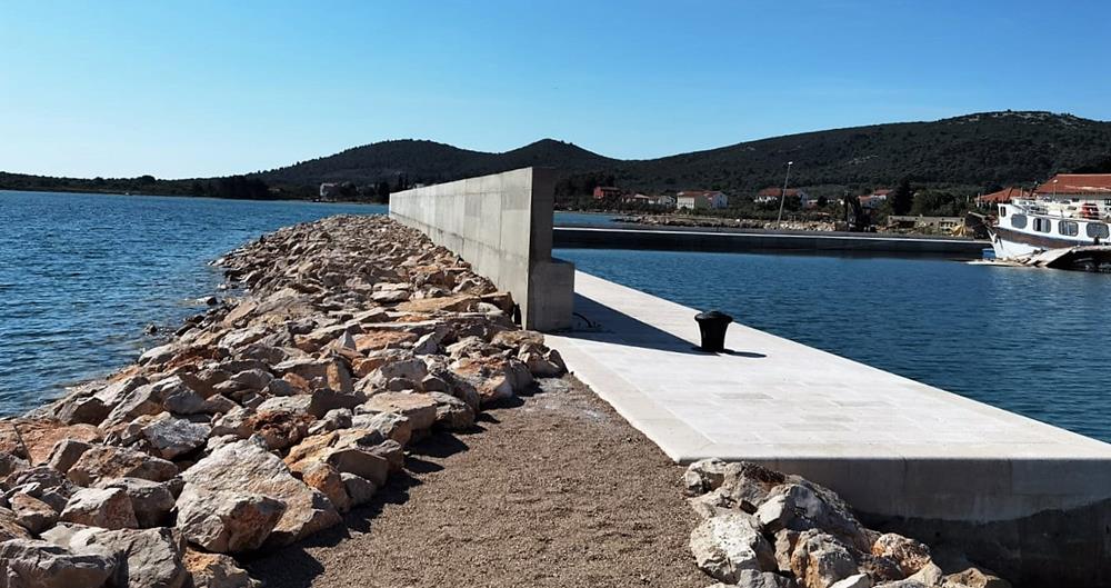 Dovršeni radovi na sanaciji luke Mrljane na otoku Pašmanu