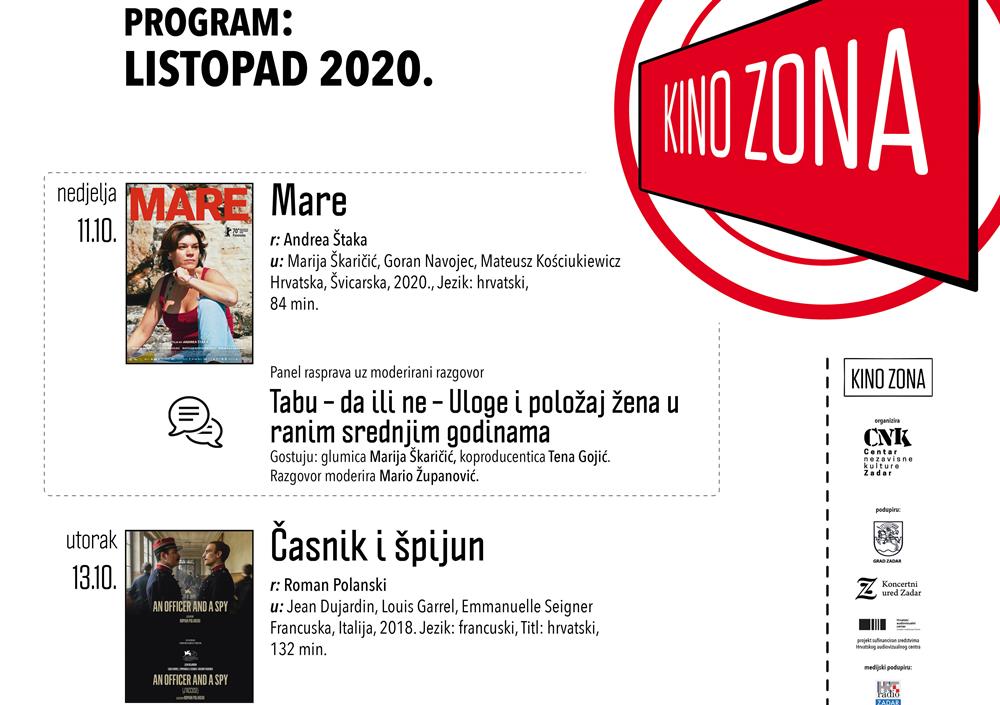 U nedjelju 11. listopada starta cjelogodišnja Kino Zona!
