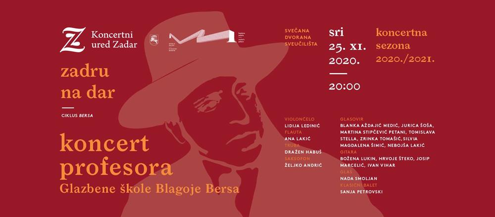 KONCERTNI URED ZADAR U ovom tjednu koncert "Zadru na dar" i promocija grafičke mape "Tatekova koliba"