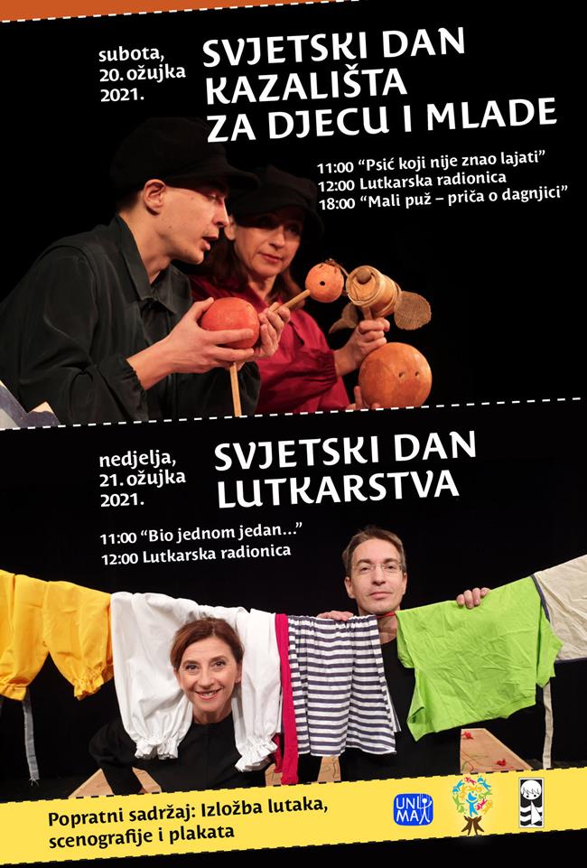 OBILJEŽAVANJE SVJETSKOG DANA KAZALIŠTA ZA DJECU I MLADE I SVJETSKOG DANA LUTKARSTVA