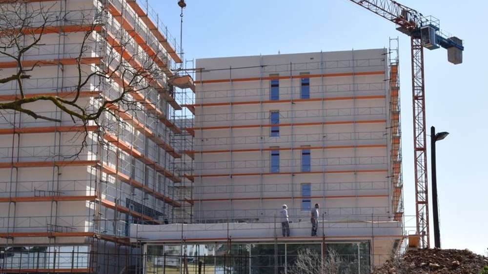 RADOVI U PUNOM JEKU Zgrada studentskog restorana s paviljonima gotova do lipnja!
