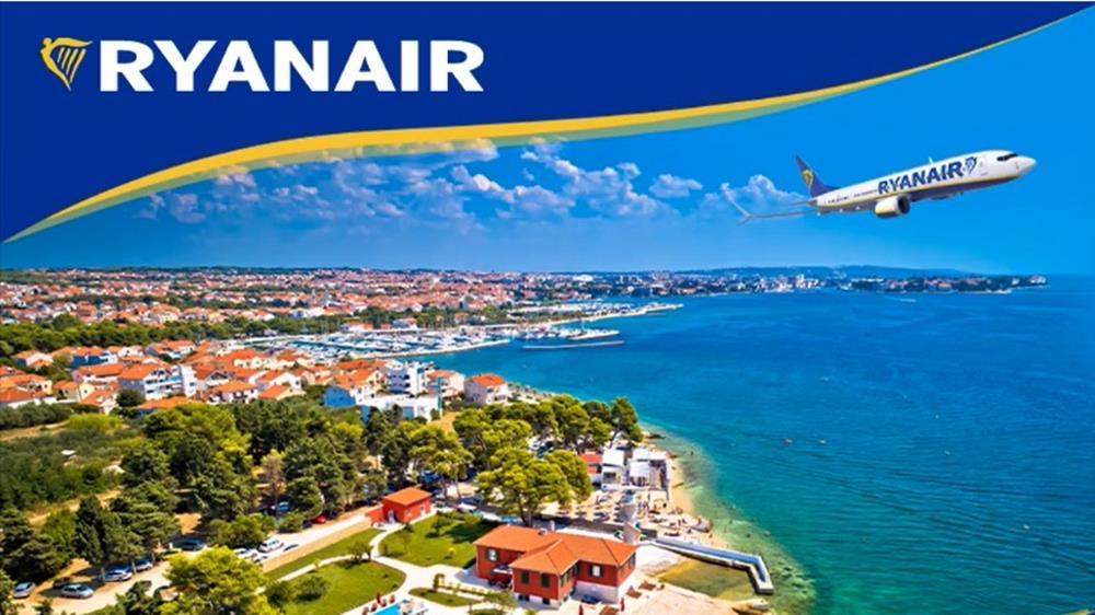 37 LINIJA, 17 NOVIH - Ryanair slavi ponovno otvaranje baze u Zadru