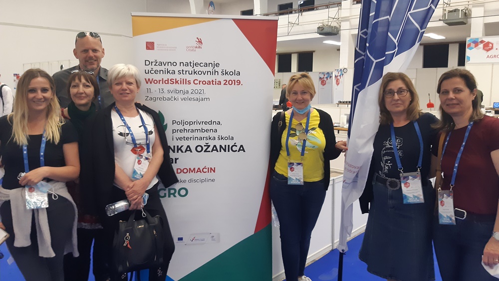 OŽANIĆI DRUGI U DVIJE DISCIPLINE! Državno natjecanje strukovnih škola World Skills Croatia 2021.