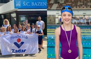 LAURA ŽUPAN DVIJE MEDALJE: Početnici PK Zadar odradili svoje završno natjecanje