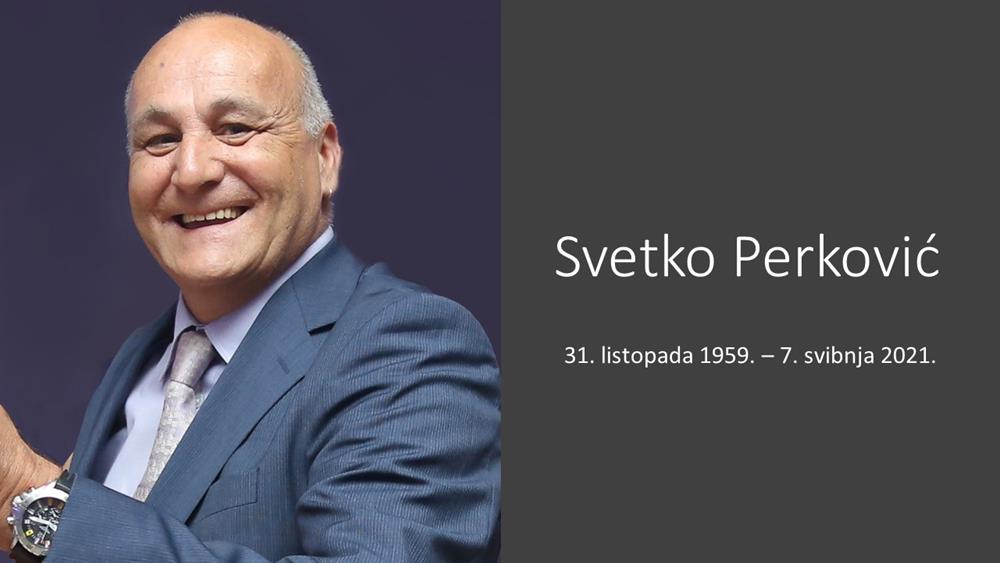 Komemoracija za Svetka Perkovića u srijedu uz prijenos na Youtube kanalu škole
