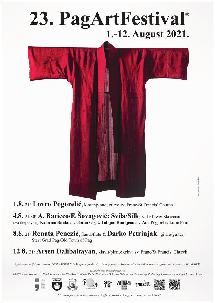 PagArtFestival i ovog kolovoza donosi koncerte ozbiljne glazbe i jedan glazbeno-scenski projekt