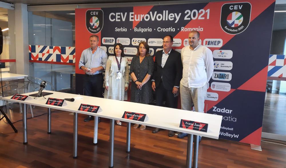EUROPSKO ODBOJKAŠKO PRVENSTVO U ZADRU Sve je spremno za sportski spektakl koji počinje dvobojem Hrvatske i Švicarske u četvrtak u 17 sati !