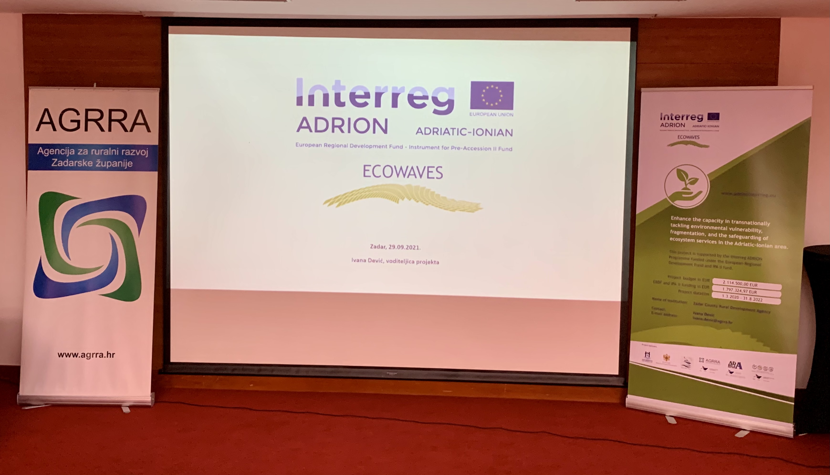 AGRRA NOSITELJ PROJEKTA ECOWAVES Jačanje kapaciteta za pravilno gospodarenje otpadom u lučkom području