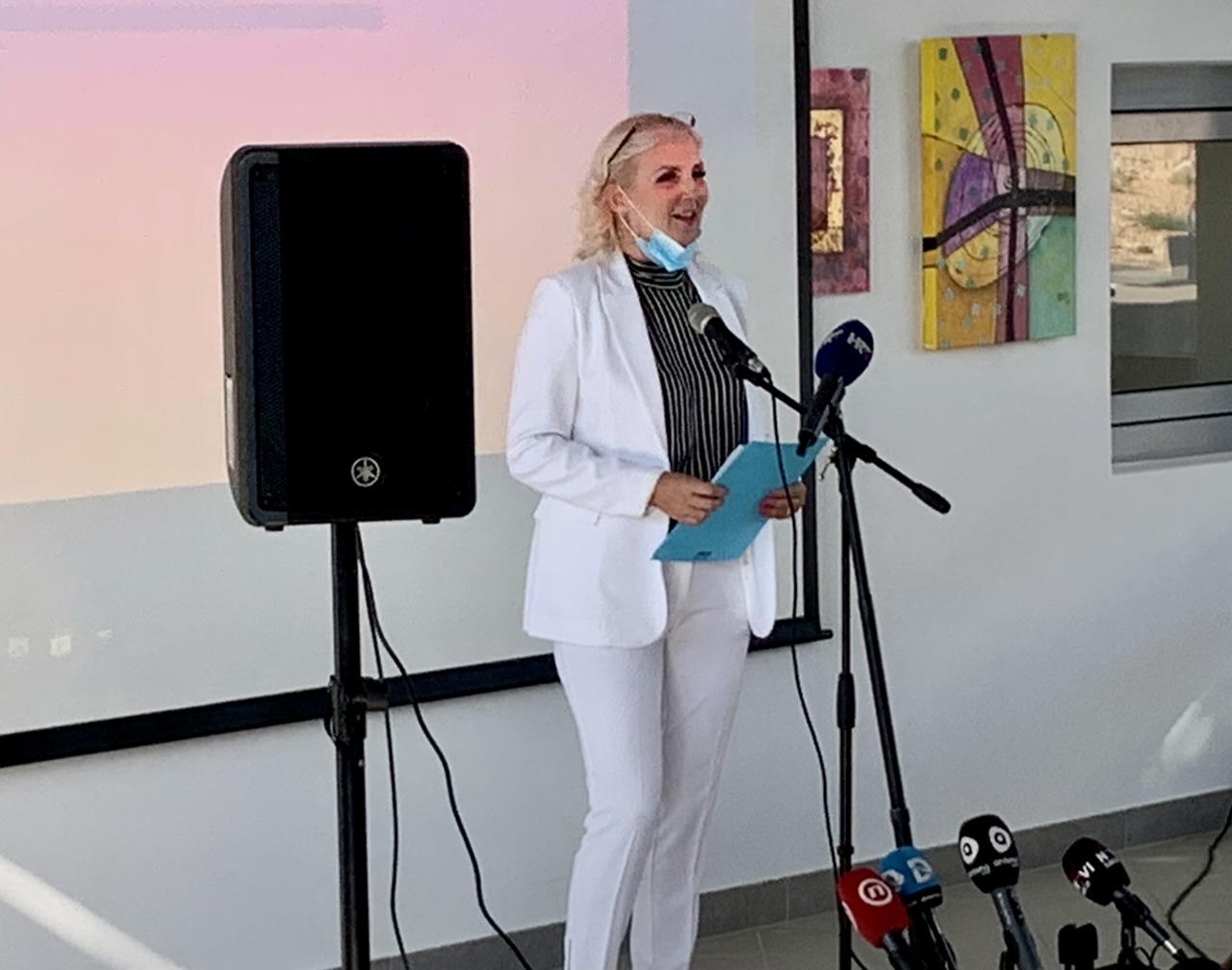 Irena Dukić, ravnateljica OŠ Voštarnica povodom otvorenja nove školske zgrade: "Osjećaj je fenomenalan!"