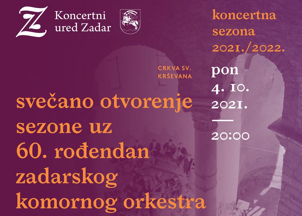 OTVARANJE KONCERTNE SEZONE Zbog velikog interesa ispred crkve sv. Krševana bit će organizirana projekcija obljetničkog koncerta