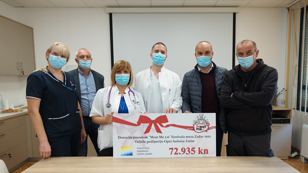 URUČENA DONACIJA Za Odjel pedijatrije na Meat me 2.0 festivalu prikupljeno 72.935 kn