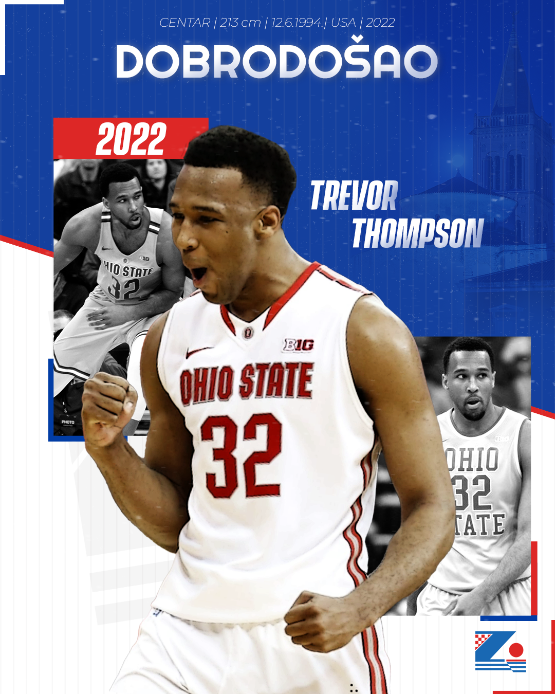 Trevor Thompson novi je igrač KK Zadra