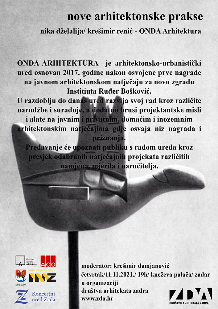 OTKAZANO predavanje iz ciklusa "Nove arhitektonske prakse"