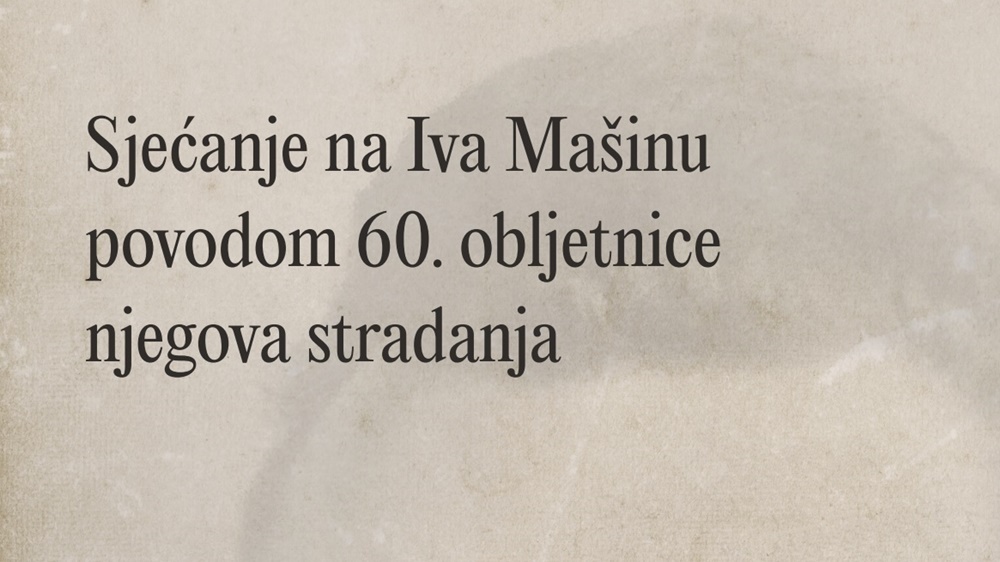 PRIGODAN PROGRAM U Preku se ovaj vikend obilježava 60. obljetnica stradanja Ive Mašine