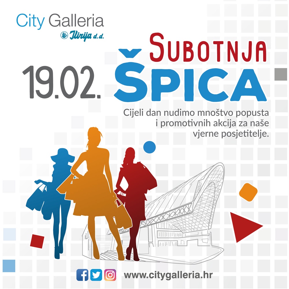 NOVA SUBOTNJA ŠPICA U CITY GALLERIJI!