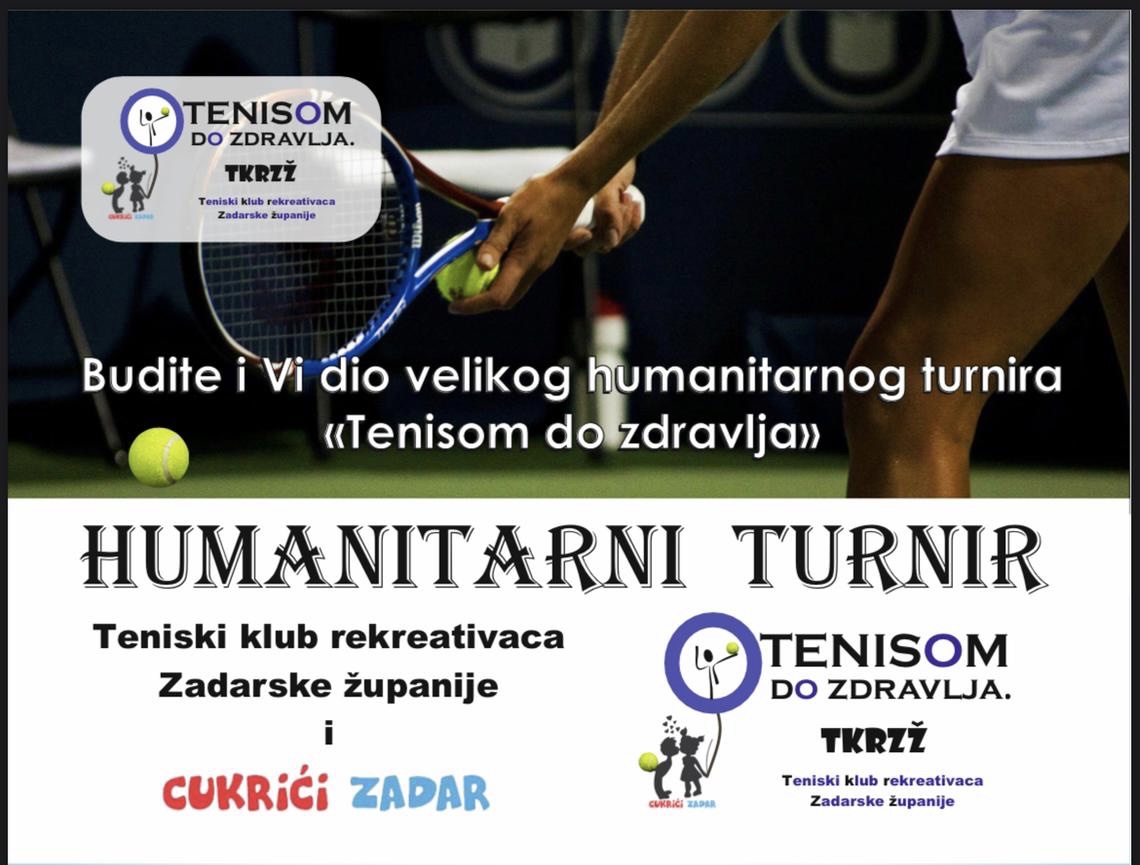 TENISOM DO ZDRAVLJA! TKRZŽ organizira humanitarni turnir za nabavku skupe inzulinske pumpe