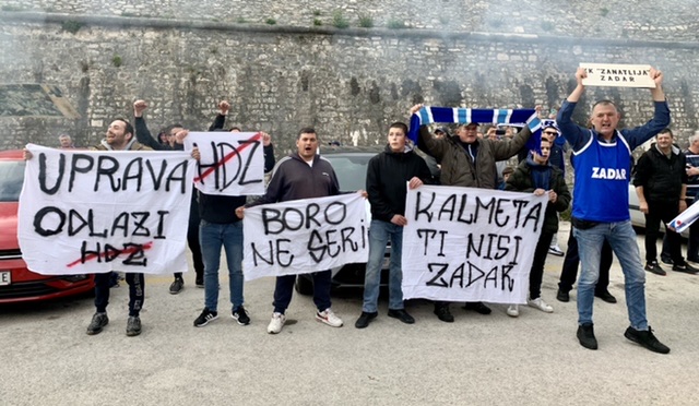 ODRŽAN PROSVJED ISPRED JAZINA Brajković: ”Muzej zadarske košarke ovdje treba naći svoje mjesto!”