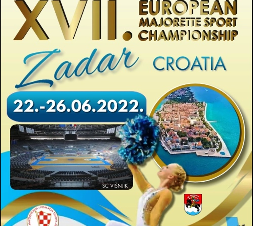 U Zadru se održava Europsko prvenstvo u mažoret sportu