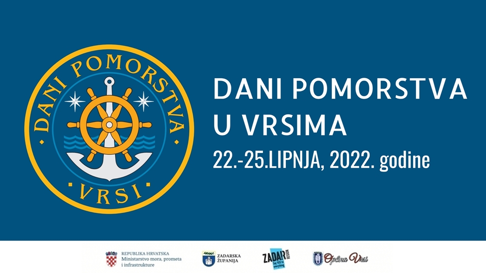 Večeras svečano otvorenje manifestacije „Dani pomorstva u Vrsima“; sutra koncert klape sveti Juraj HRM-a