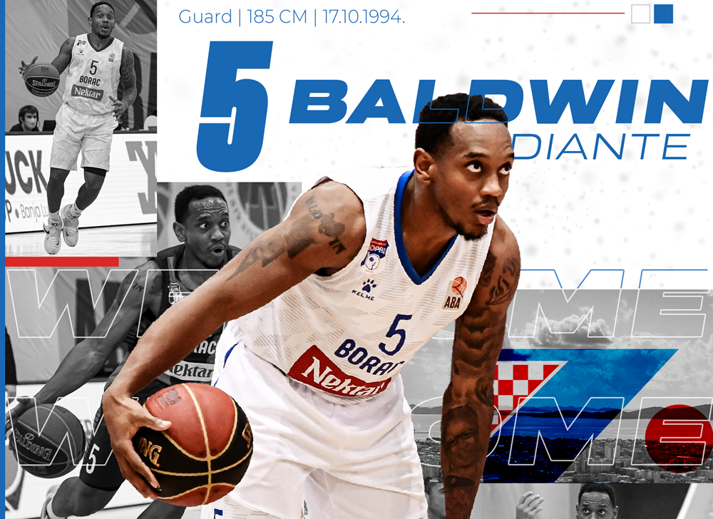 POJAČANJE U KK ZADAR Diante Baldwin novi je playmaker Zadra