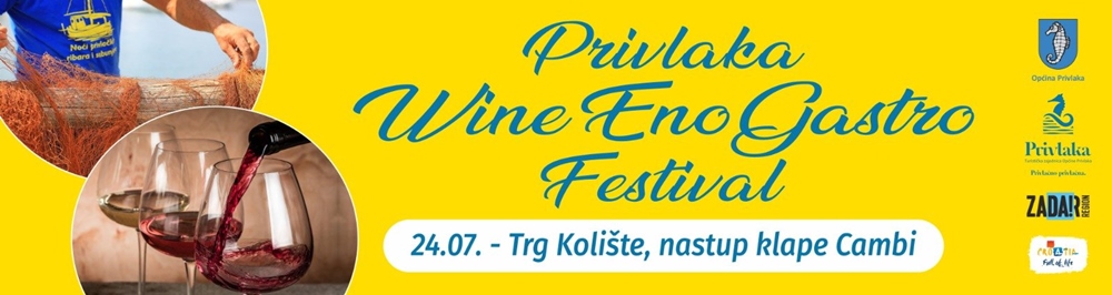 Prvi Wine Eno Gastro u Privlaci 24. srpnja