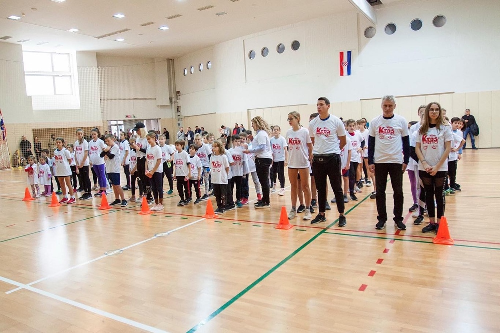 KIDS' ATHLETICS DAY  Atletski praznik pod svodovima Krešine dvorane, pobjede odnijeli Agram i OŠ Zadarski otoci