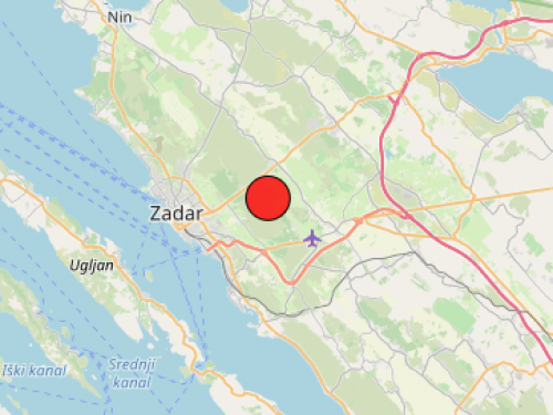 POTRES S EPICENTROM KOD CRNOG Magnituda 2,6 prema Richteru