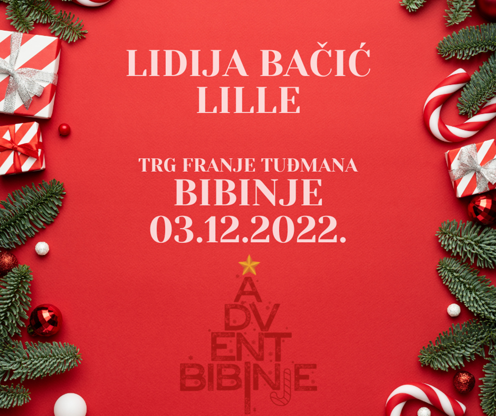 LIDIJA BAČIĆ OTVARA ADVENT U BIBINJAMA
