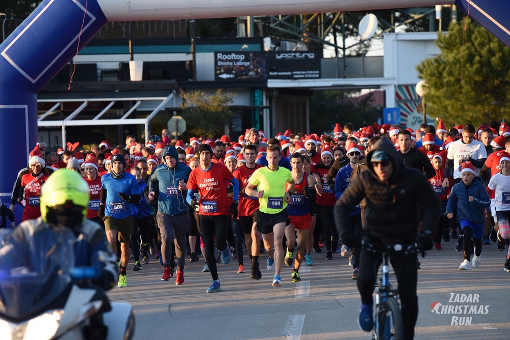 "ZADAR CHRISTMAS RUN 2022“ Još samo tri dana do utrke sa crvenim božičnim kapicama”