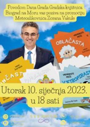 Zoran Vakula 10. siječnja u Biogradu predstavlja svoju "Meteoslikovnicu"