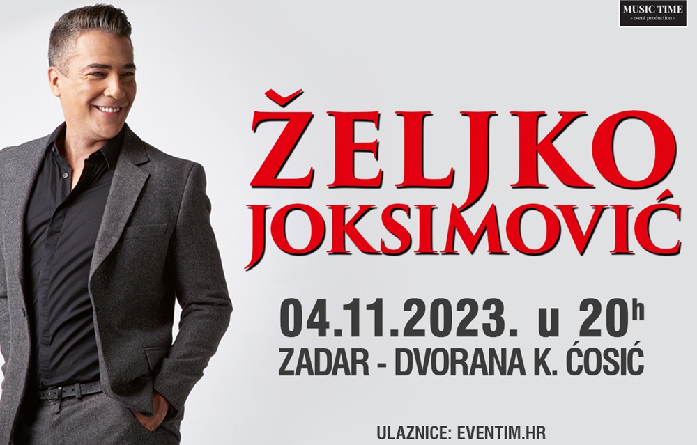 ŠC VIŠNJIK Željko Joksimović u Dvorani Krešimira Ćosića!