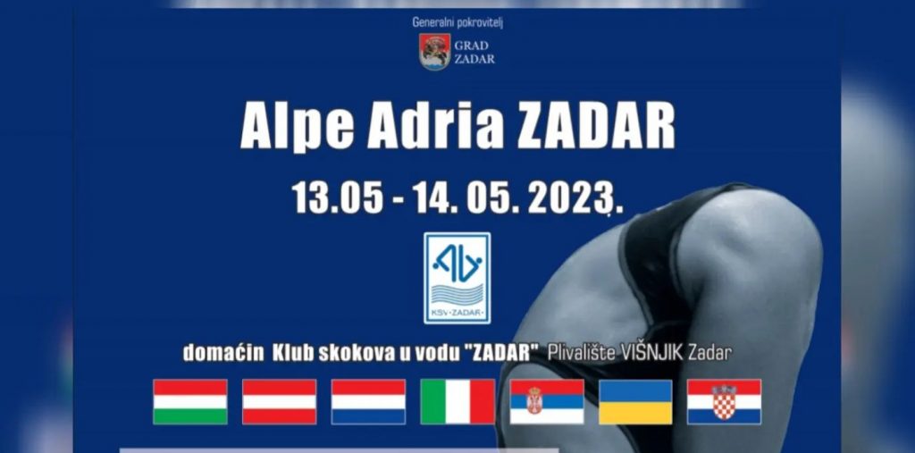 ALPE ADRIA ZADAR Petnaest medalja Kluba skokova u vodu Zadar