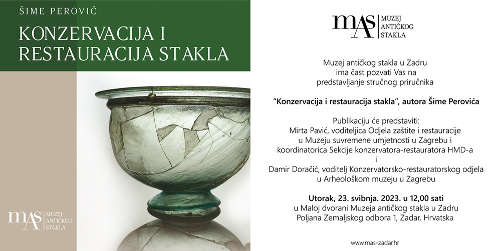 Predstavljanje priručnika "Konzervacija i restauracija stakla" u Muzeju antičkog stakla