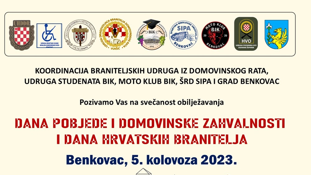 BENKOVAC Svečano obilježavanje Dana pobjede