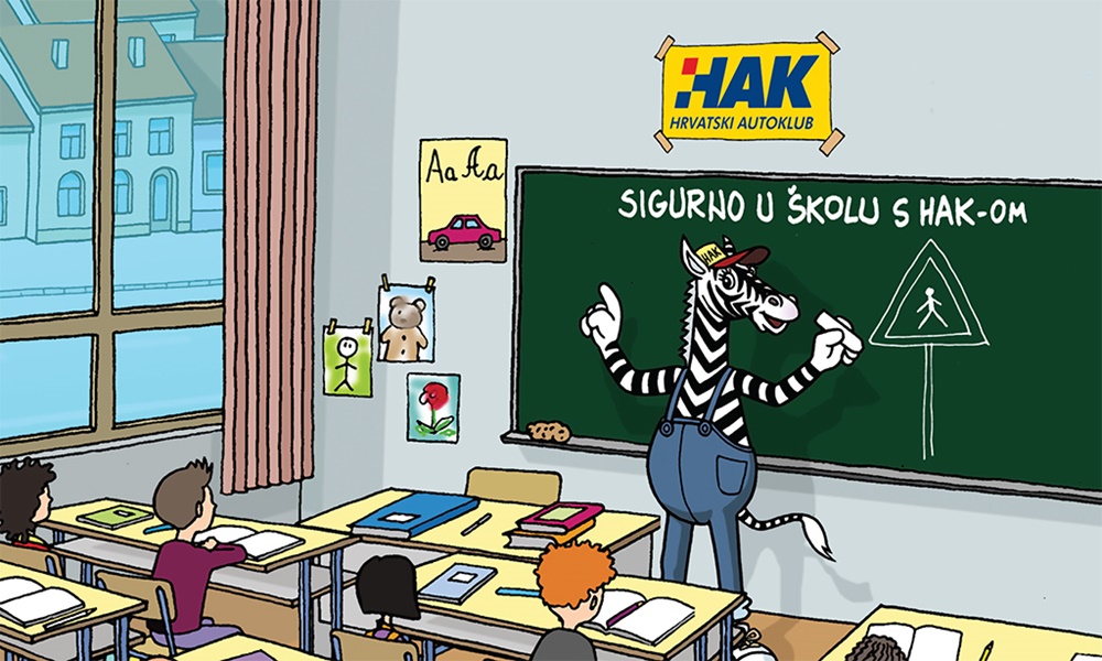 AUTOKLUB ZADAR I PROMETNA POLICIJA ZADAR Kreće tradicionalna prometno-edukativna akcija "sigurno u školu s HAK-om"