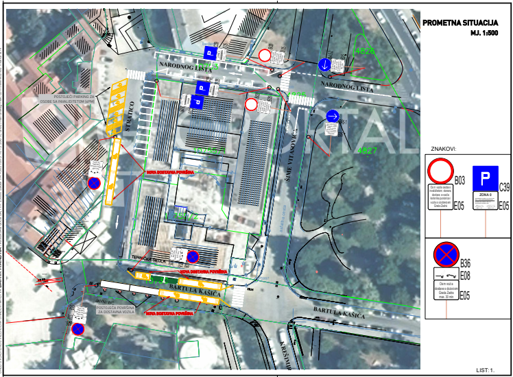Privremena regulacija prometa tijekom održavanja manifestacije Advent u Zadru 2023