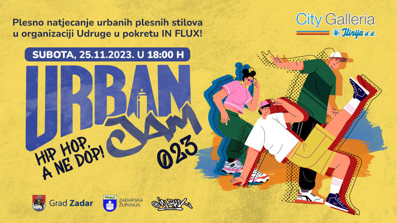 URBAN JAM 023 OVU SUBOTU U CITY GALLERIJI