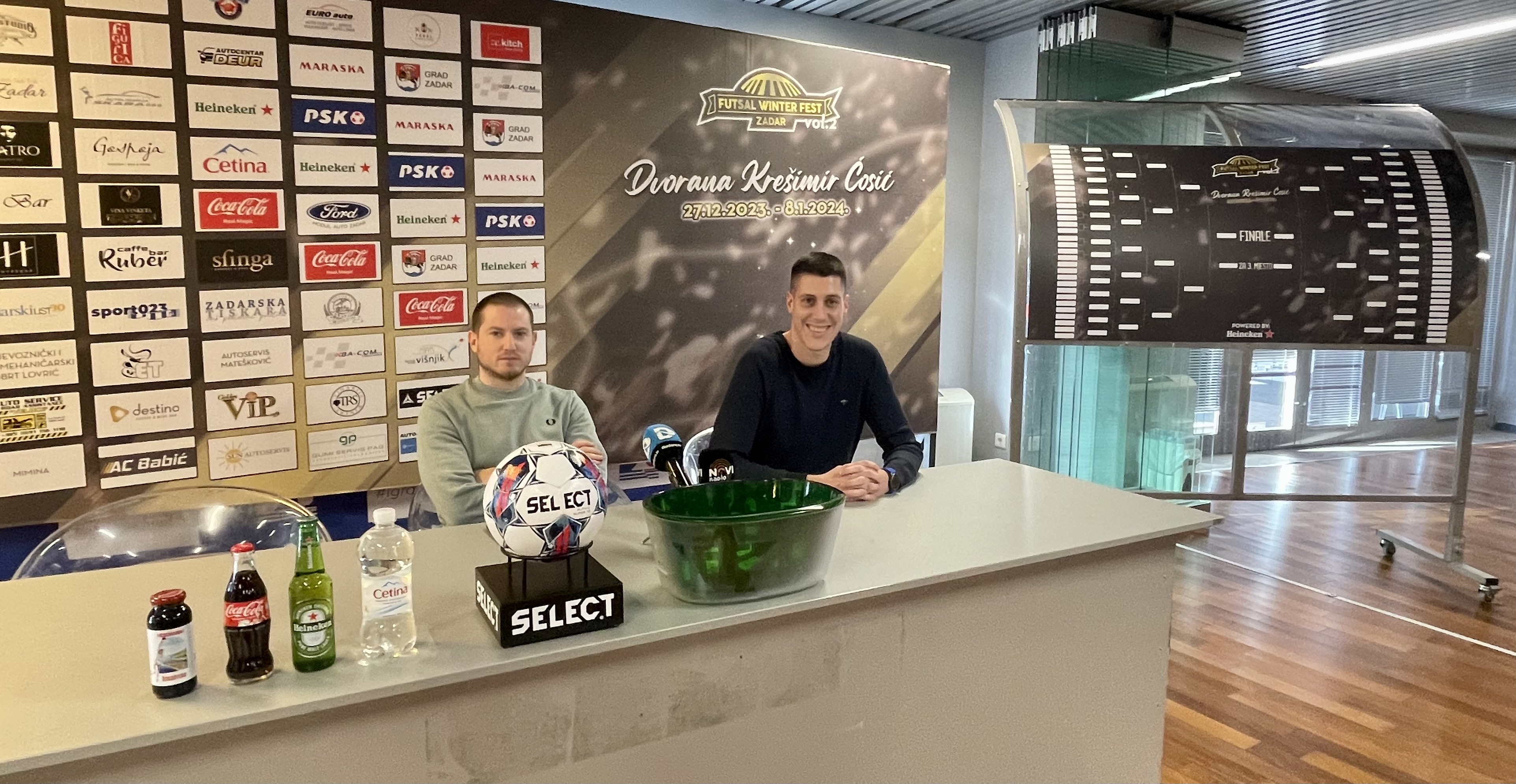 ODRŽAN ŽDRIJEB Sve je spremno za 2. izdanje Futsal Winter Festa na kojem će zaigrati 64 ekipe