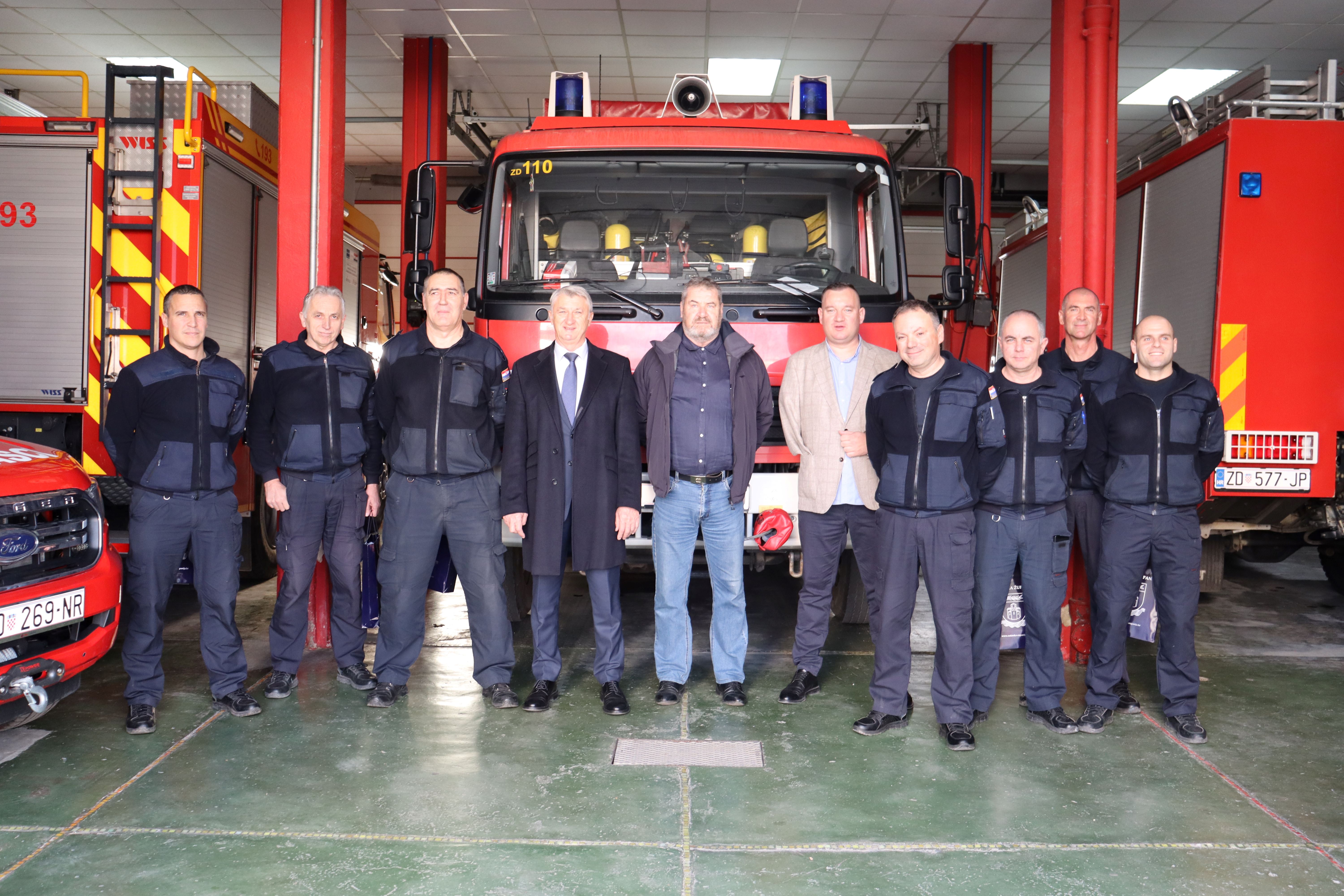 Županov blagdanski posjet dežurnim službama