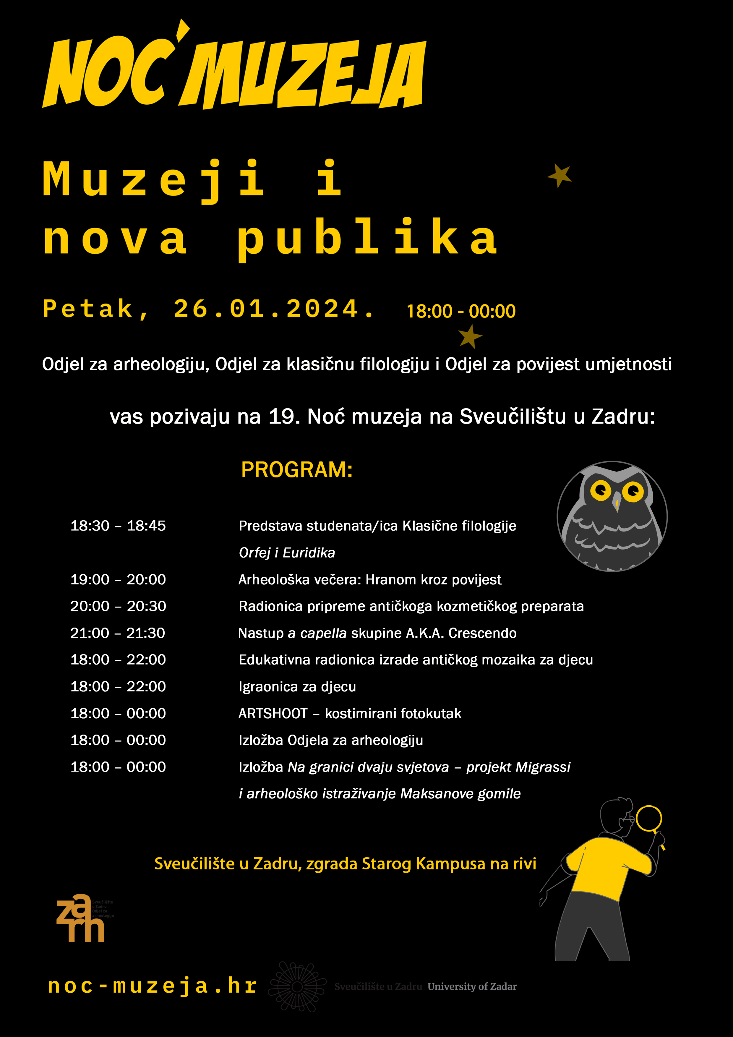 19. NOĆ MUZEJA – Muzeji i nova publika