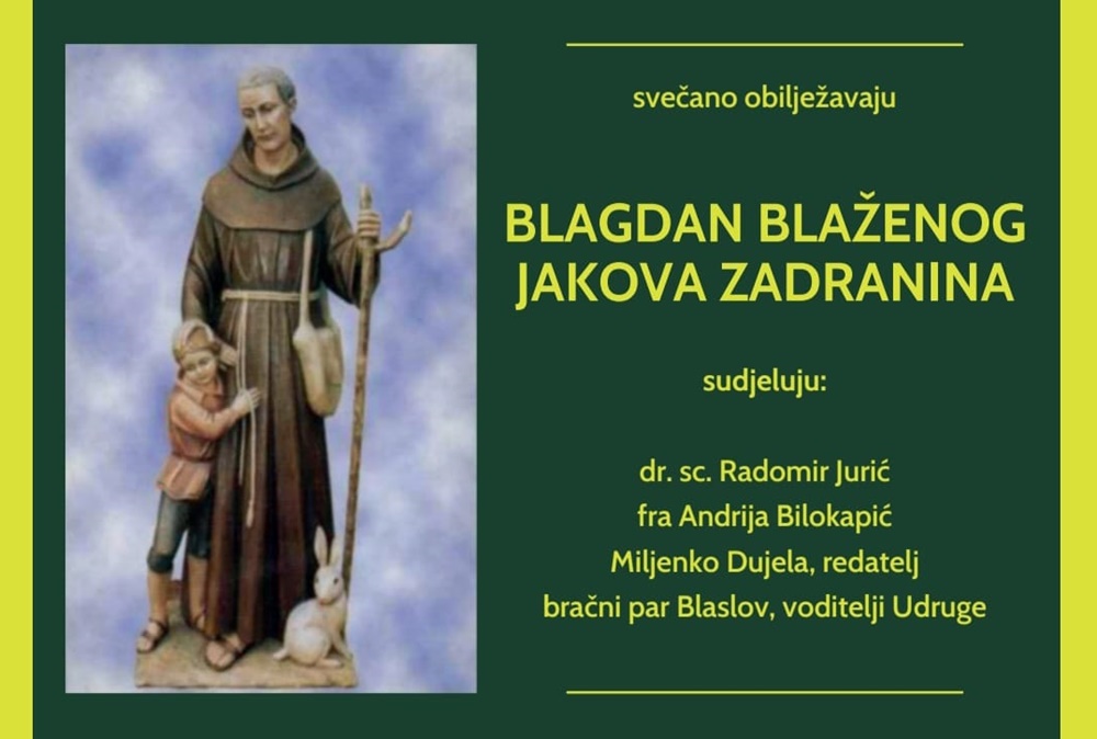 Obilježavanje blagdana blaženog Jakova Zadranina
