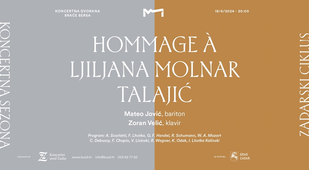 KONCERTNI URED Hommage à Ljiljana Molnar Talajić, velikoj verdijanskoj sopranistici