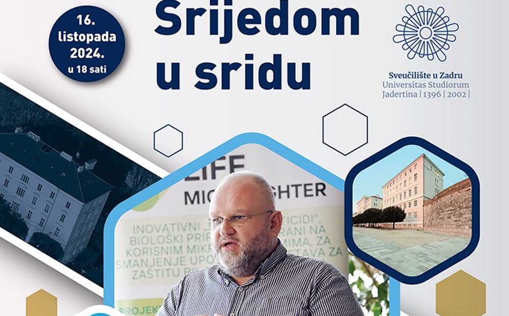 NOVO IZDANJE "SRIDOM U SRIDU" Ove srijede predstavlja se profesor Tomislav Kos, voditelj diplomskog studija Mediteranska poljoprivreda