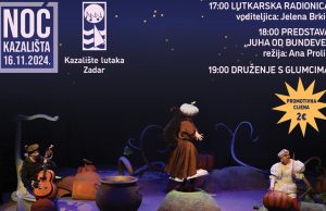 NOĆ KAZALIŠTA U KAZALIŠTU LUTAKA ZADAR Sutra u 18 sati pogledajte predstavu”Juha od bundeve”