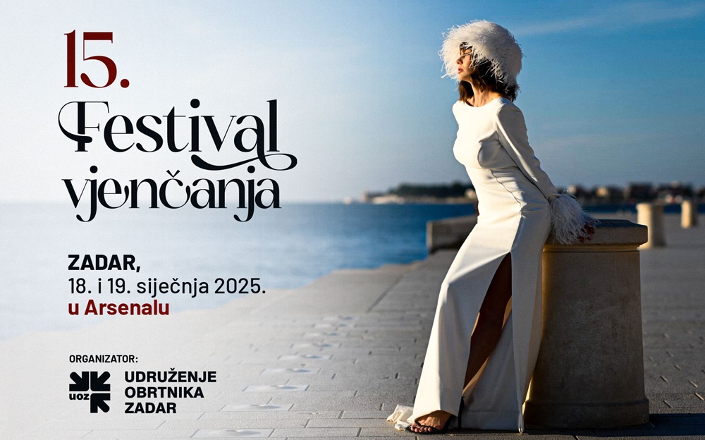 PROSLAVIMO LJUBAV ZAJEDNO 15. Festivala vjenčanja u Zadru