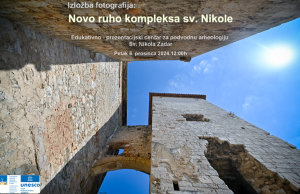MEĐUNARODNI CENTAR ZA PODVODNU ARHEOLOGIJU U ZADRU Sv. Nikola dolazi u Centar gdje će biti održano besplatno stručno vodstvo te izložba fotografija